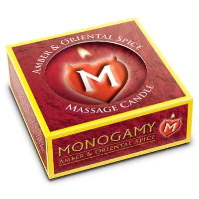 Monogamy Massage Candle Amber Oriental Spice