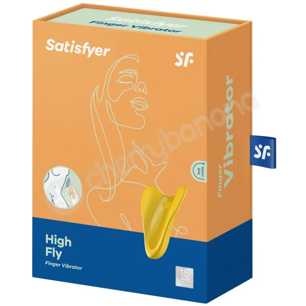 Satisfyer High Fly 12 Speed Yellow Finger Vibrator