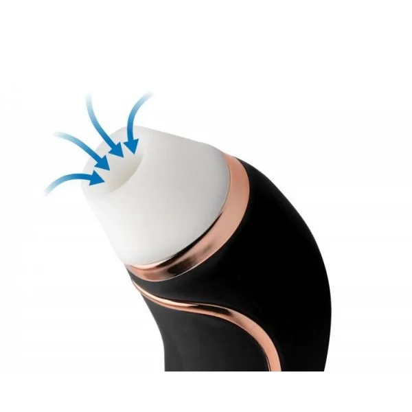 Shegasm Deluxe Clitoral Stimulator And Vibe Black