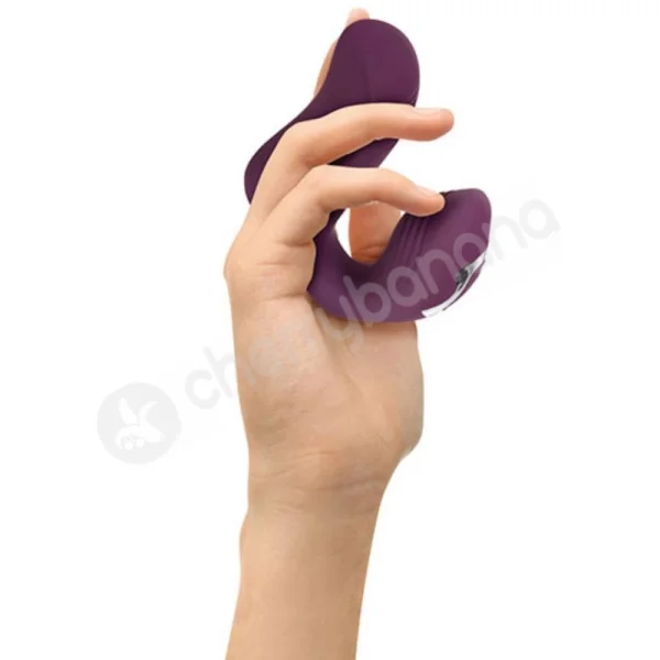 Evolved Helping Hand Purple Dual Finger Stimulation Vibrator