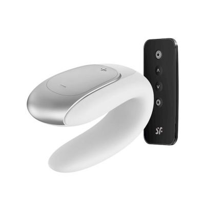 Satisfyer Double Fun White 3 7 Inch