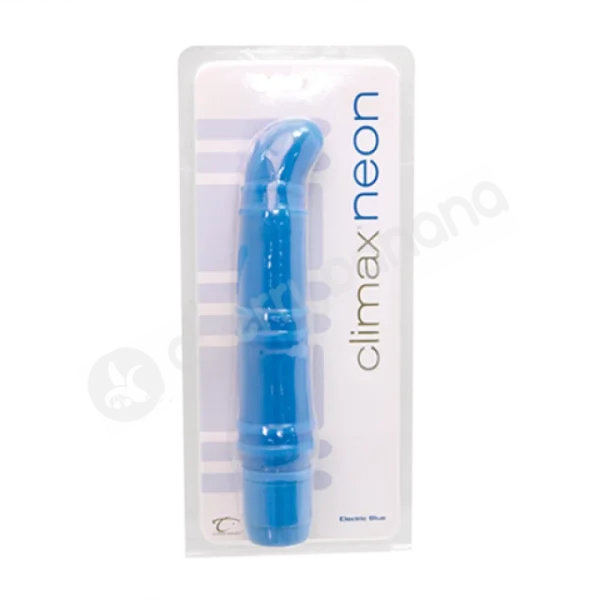Climax Neon Electric Blue Vibrator