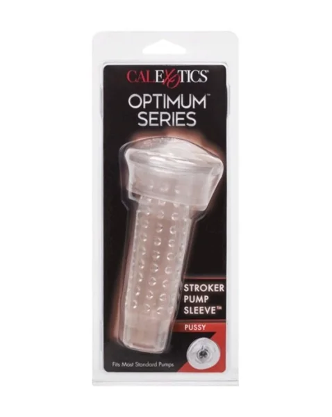 Optimum Series Stroker Pump Sleeve Pussy - Clear