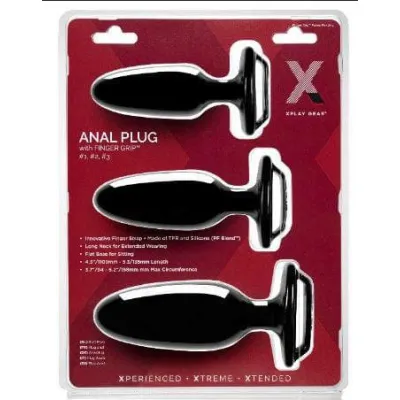 Anal Plug Xplay Finger Grip Plug Starter Kit