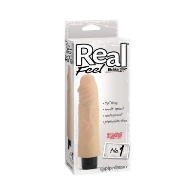 Real Feel Lifelike Toyz No 1 Beige Vibrator