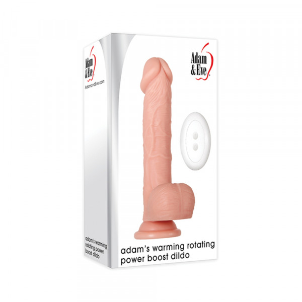 A&e Adam's Warming Rotating Power Boost Dildo