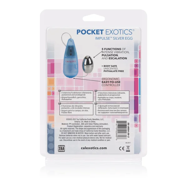 Impulse Pocket Paks Silver Egg