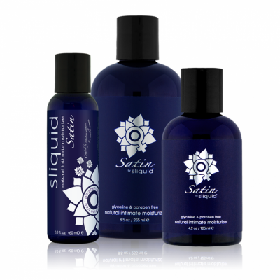 Sliquid Naturals Satin Vaginal Water Based Moisturiser 125ml