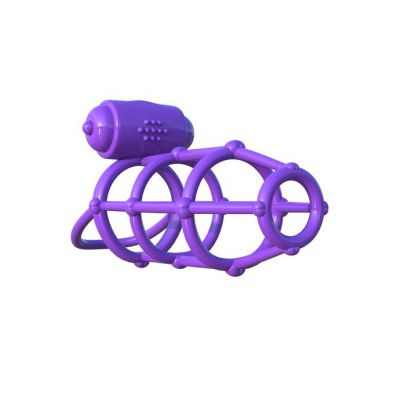Fantasy C ringz Vibrating Climax Cage Purple
