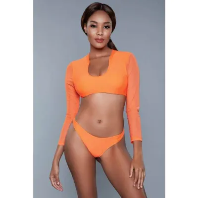 Cardi 2 piece Suit Orange Small