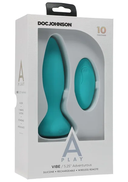 A-Play - Vibe - Rechargeable Silicone Anal Plug with Remote — image 20 of 24