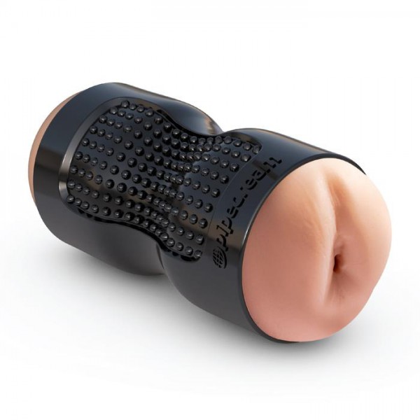 Pussy & Ass Dual-Density Squeezable Stroker