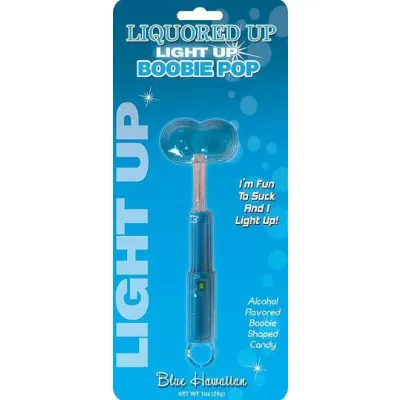 Light Up Boobie Pops Blue Hawaiian