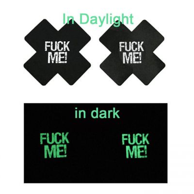 Bondara Fuck Me Glow In The Dark Nipple Pasties