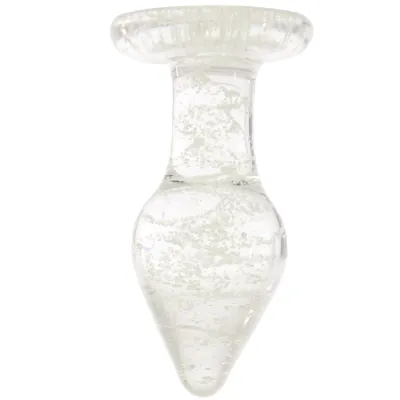 Ouch Glow In The Dark Glass Butt Plug
