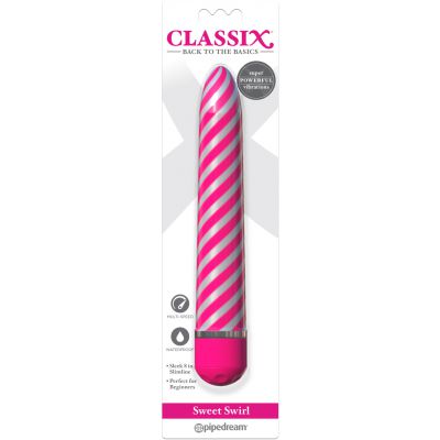 Sweet Swirl 8 Vibrator Pink