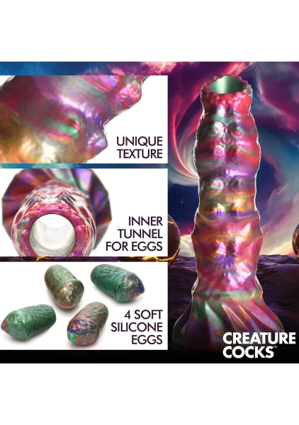 Creature Cocks - Larva Silicone Ovipositor Dildo With Eggs