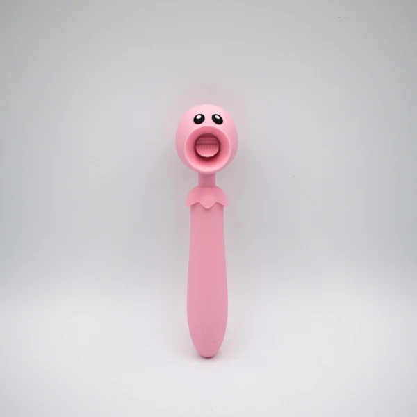 Lick n' Stick Clit Flicker and G-Spot Vibrator -  Pink