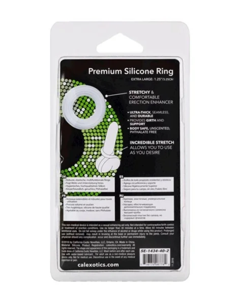 Premium Silicone Ring Xl - Clear - Xl