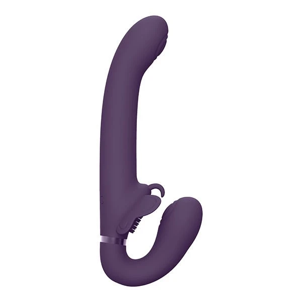 Vive Satu Pulse Wave Vibrating Strapless Strap-on Dildo