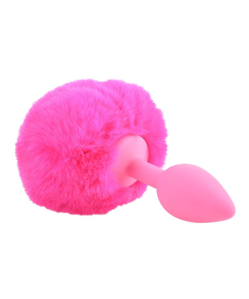 Neon bunny tail