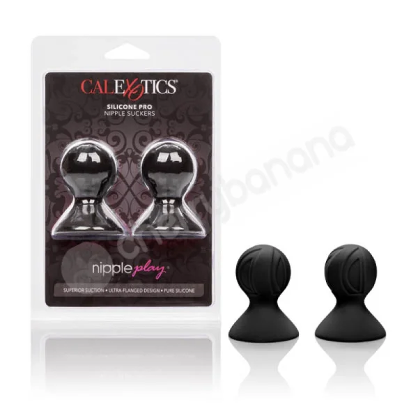 Nipple Play Black Silicone Pro Nipple Suckers
