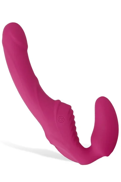 Adam and Eve Vibrating Silicone 8.75" Strapless Strap On — image 13 of 16