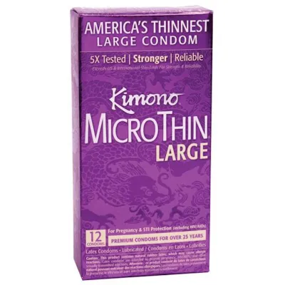 Kimono Microthin Large 12 Pack 12