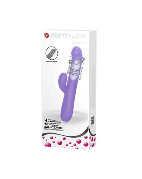 Truman Dual Action Rabbit Vibe - Purple - 9.3 Inch