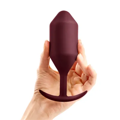 B Vibe Snug Plug 5 5 9 Weighted Butt Plug