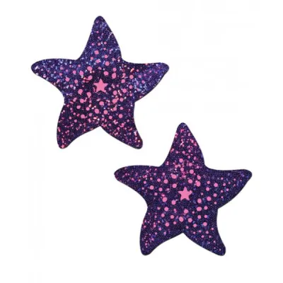 Pastease Twinkling Purple Pink Starfish O S