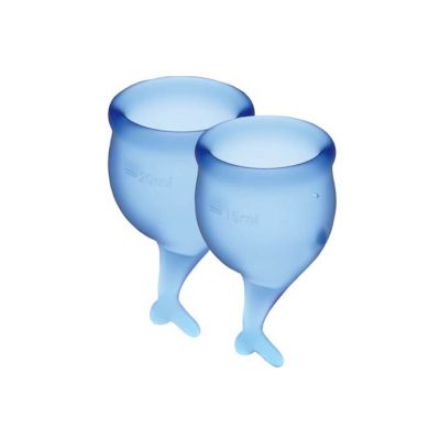Satisfyer Feel Secure Menstrual Cup Dark Blue