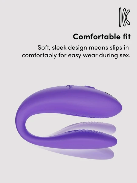We-Vibe Sync Go App Controlled Rechargeable Clitoral and G-Spot Vibrator