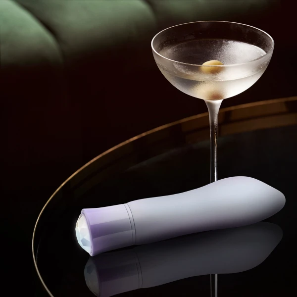 Oh My Gem Revival Rechargeable Waterproof Silicone Warming Vibrator By Blush - Opal