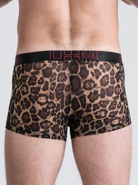 LHM Leopard Print Mesh Boxers