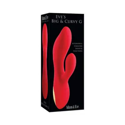 Adam Eve Eve s Big And Curvy G Dual Stimulator Red gold