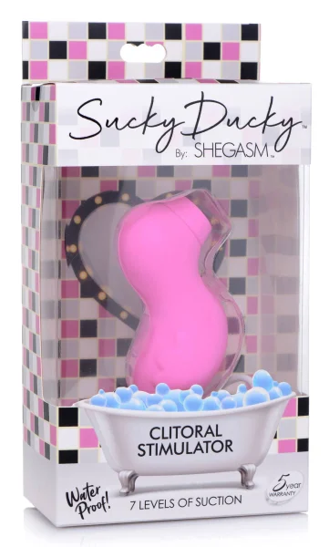 Clit Toys - Sucky Ducky Silicone Clitoral Stimulator - Pink