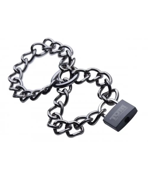 Tom of Finland Locking Chain Cuffs