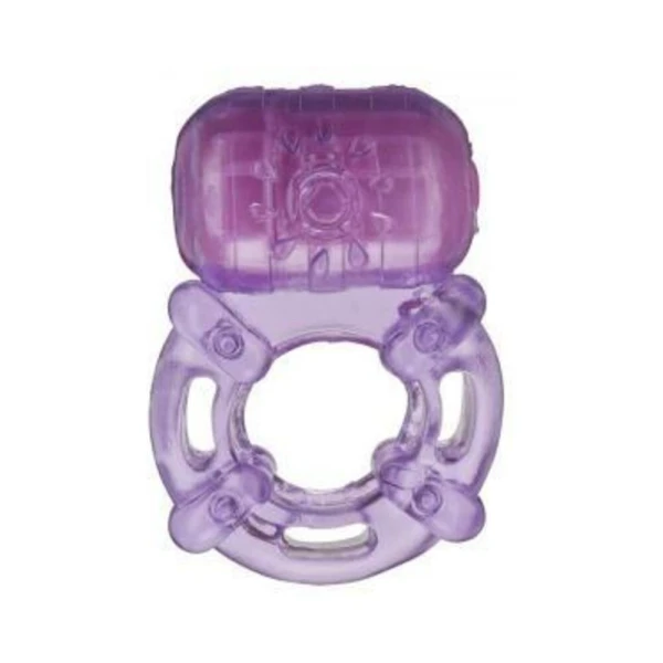 Cock Rings: Cloud 9 Pleasure Tickler 5 Speed Ring Purple