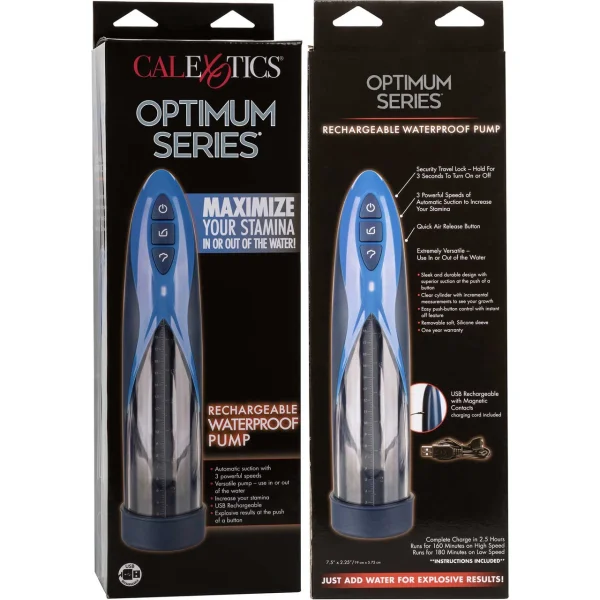 Optimum Series Waterproof Rechargeable Penis Pump