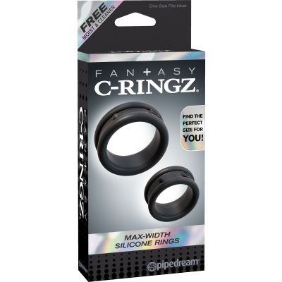 Max Width Silicone Cock Rings x2