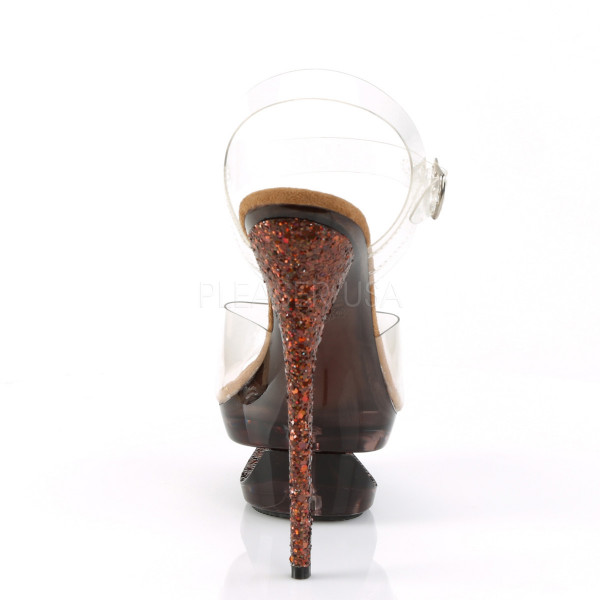 6 1/2 inches Heel, 1 3/4 inches Cut Out PF Ankle Strap Sandal — image 8 of 8