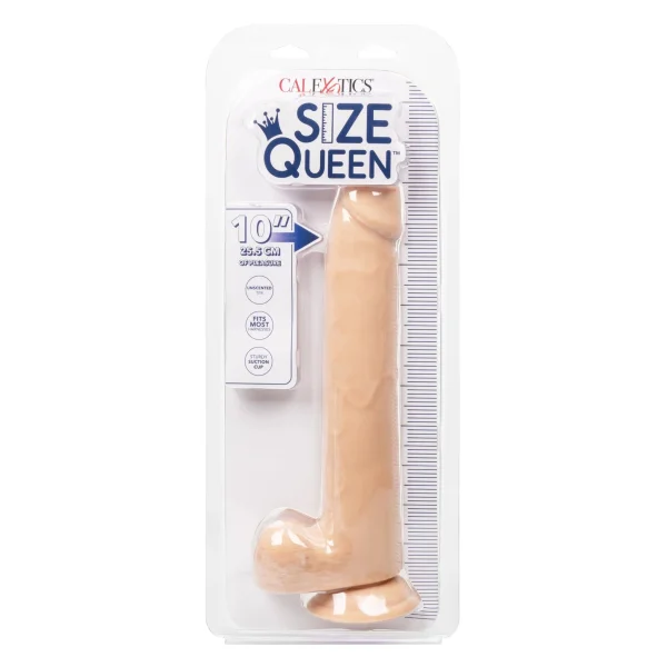 Size Queen 10 inch-25.5 Cm - Ivory