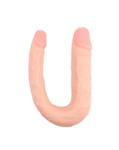 Her Double Penetration Dildo - 13 Inch - Flesh - 13 Inch
