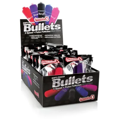 Soft Touch 3 1 Bullets 20 Count Pop Box Display Assorted Colors