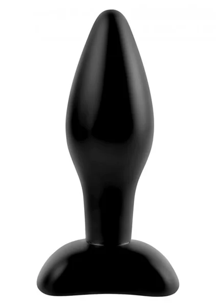 Anal Fantasy Collection Small Silicone Plug - Black
