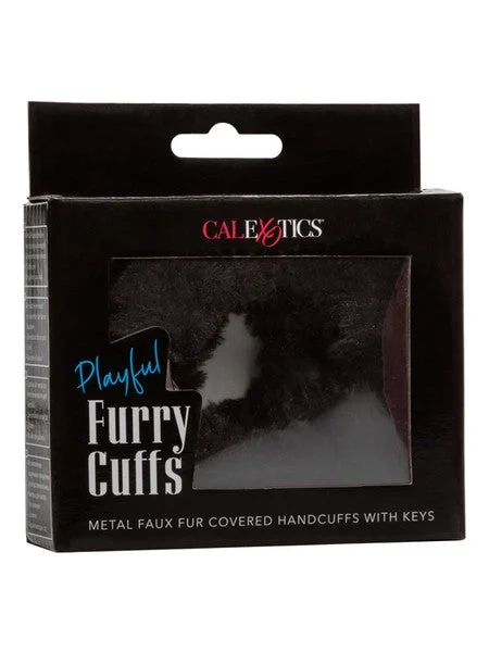 Playful Furry Cuffs - Black
