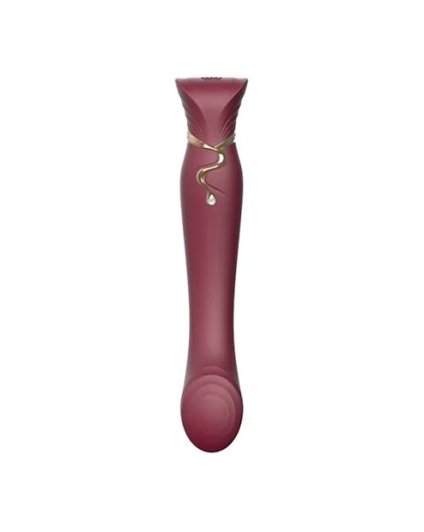 Zalo Queen Set Vibrator - Red - 8.5 Inches