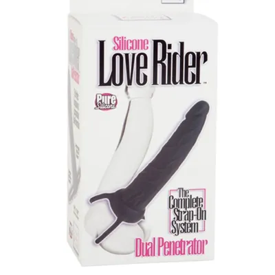 California Exotic Silicone Love Rider Dual Penetrator Black