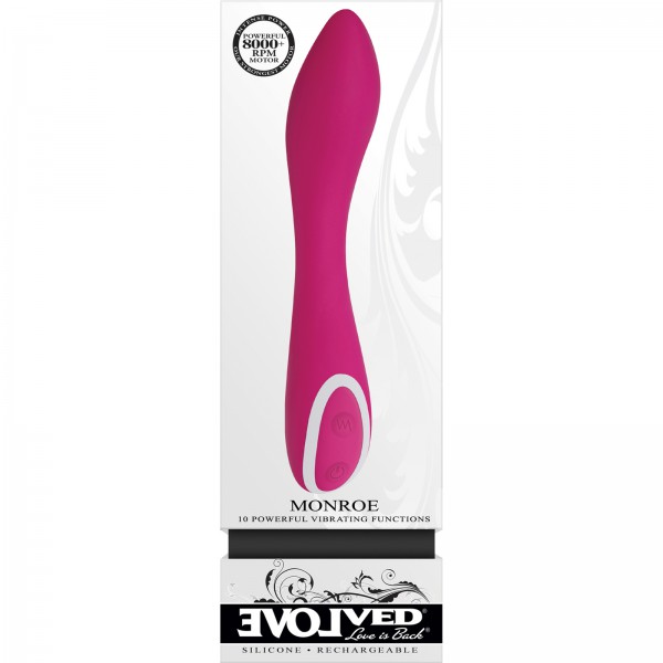 Monroe Pink 8" G-Spot Vibrator
